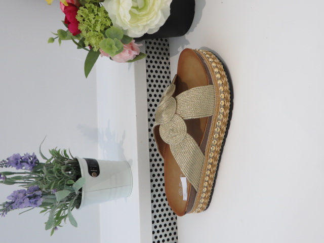 Klapki Damskie 888-526 GOLD 36-41