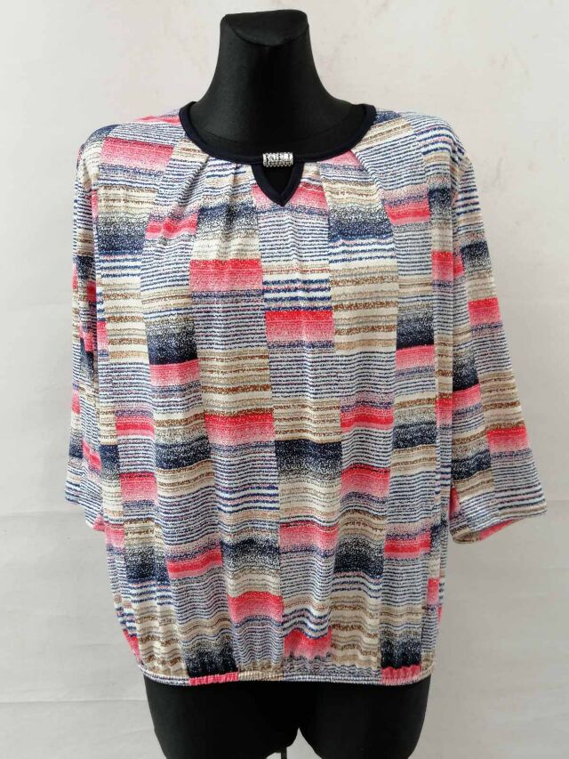 Bluzka damska 7386 1 kolor M-3XL (TOWAR POLSKIE ) 1