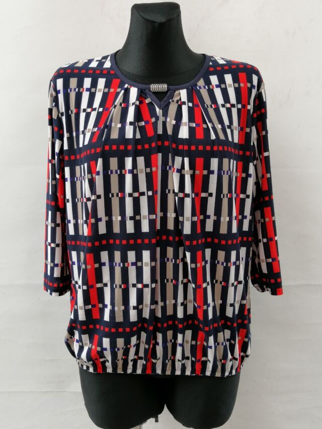 Bluzka damska 7388 1 kolor M-3XL (TOWAR POLSKIE )