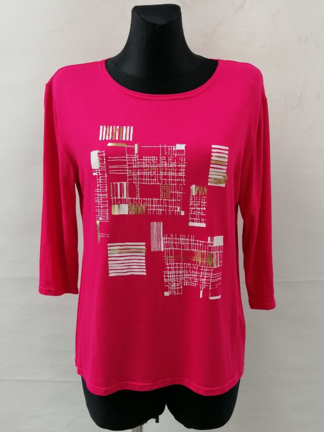 Bluzka damska 7408 1 kolor M-3XL (TOWAR POLSKIE ) 1