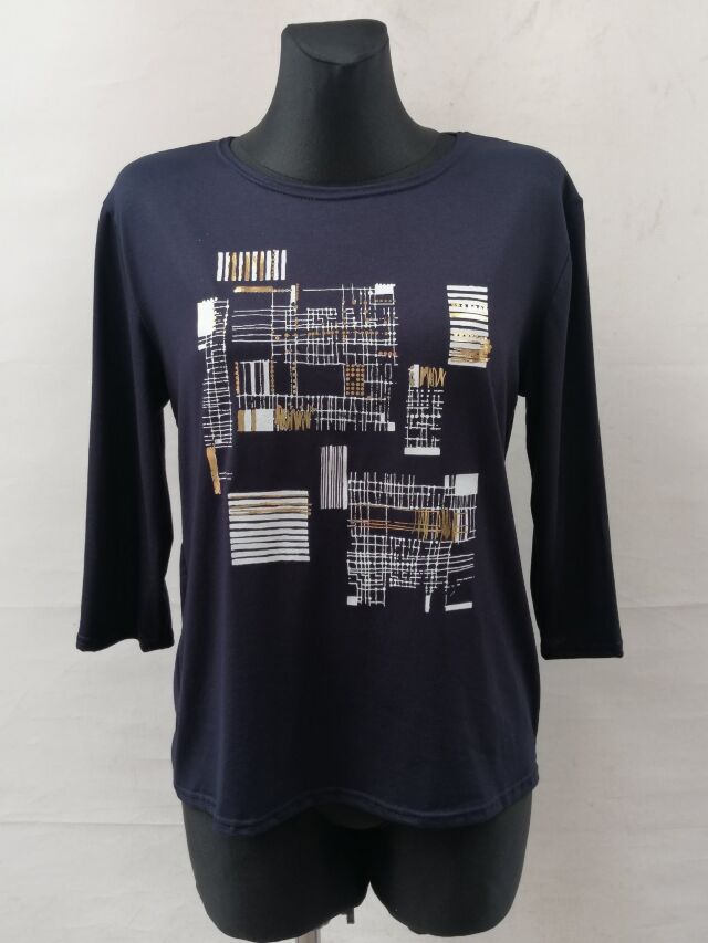 Bluzka damska 7417 1 kolor M-3XL (TOWAR POLSKIE ) 1