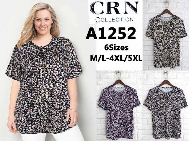 Bluzka damska A1252 Mix KOLOR M-5XL (TOWAR CHINA) 