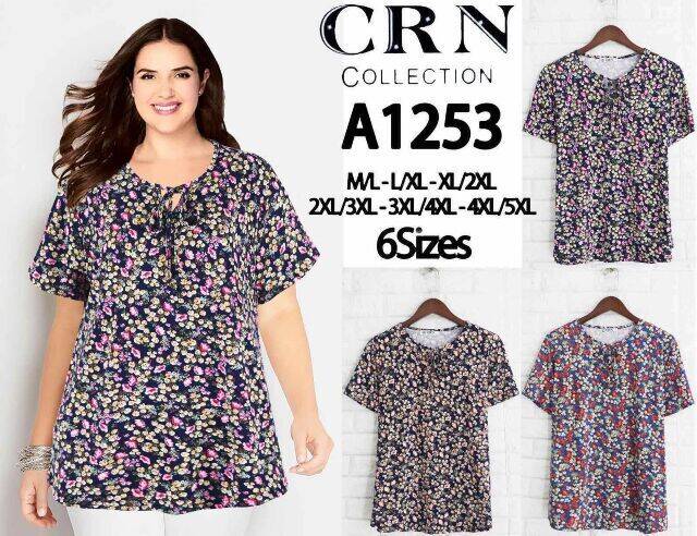 Bluzka damska A1253 Mix KOLOR M-5XL (TOWAR CHINA)  1