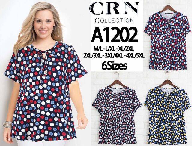 Bluzka damska A1202 Mix KOLOR M-5XL (TOWAR CHINA)  1