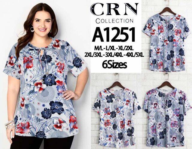 Bluzka damska A1251 Mix KOLOR M-5XL (TOWAR CHINA)  1