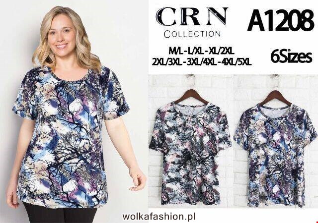 Bluzka damska A1208 Mix KOLOR M-5XL (TOWAR CHINA) 