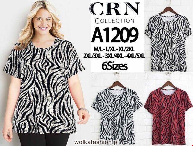 Bluzka damska A1209 Mix KOLOR M-5XL (TOWAR CHINA) 