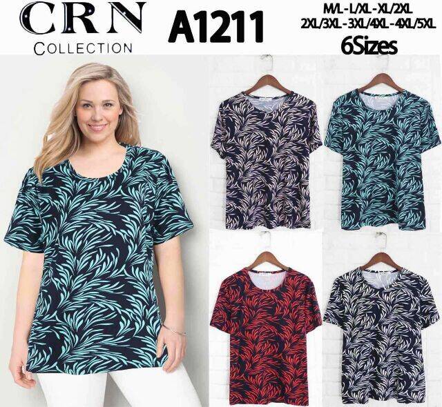 Bluzka damska A1211 Mix KOLOR M-5XL (TOWAR CHINA)  1