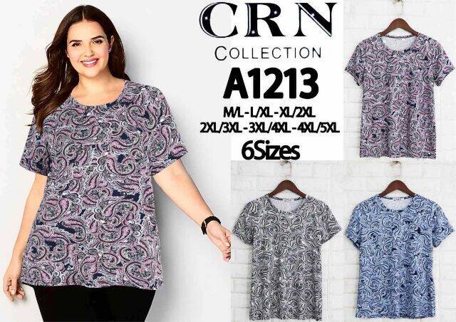 Bluzka damska A1213 Mix KOLOR M-5XL (TOWAR CHINA)  1