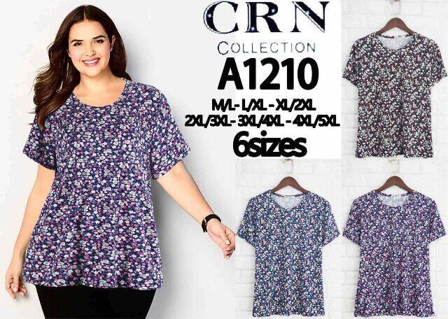 Bluzka damska A1210 Mix KOLOR M-5XL (TOWAR CHINA) 