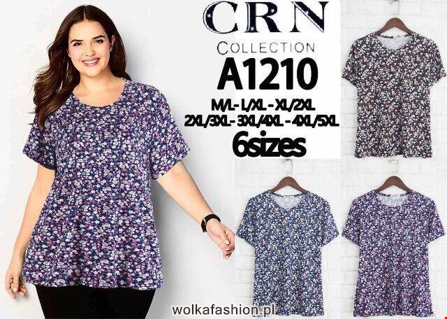 Bluzka damska A1210 Mix KOLOR M-5XL (TOWAR CHINA) 