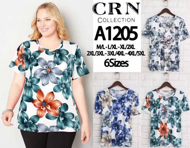 Bluzka damska A1205 Mix KOLOR M-5XL (TOWAR CHINA) 