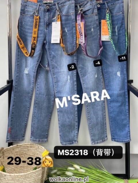 Jeansy damskie MS2318 1 kolor 29-38