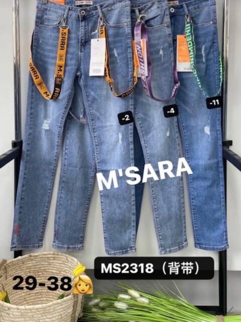 Jeansy damskie MS2318 1 kolor 29-38 1