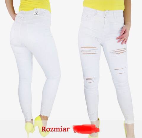 Jeansy damskie 7623 1 kolor 38-48