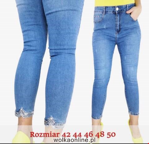 Jeansy damskie 7624 1 kolor 42-50