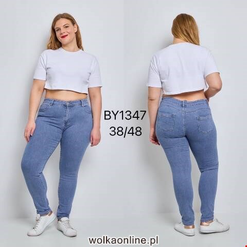 Jeansy damskie BY1347 1 kolor 38-48