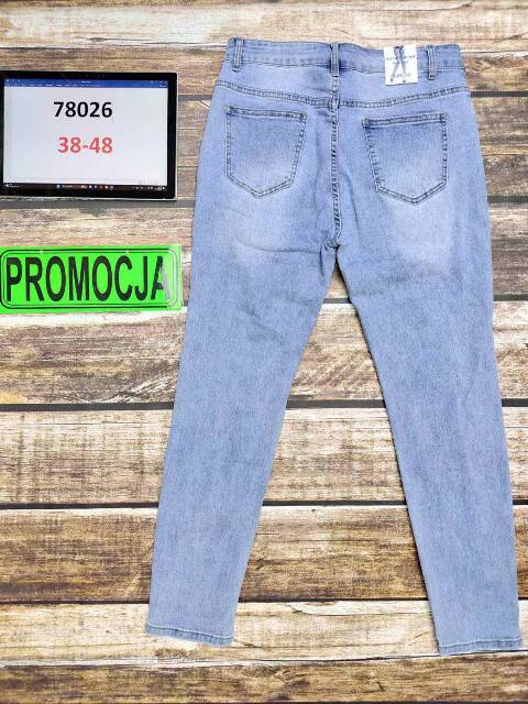 Jeansy damskie 78026 1 kolor 38-48 1