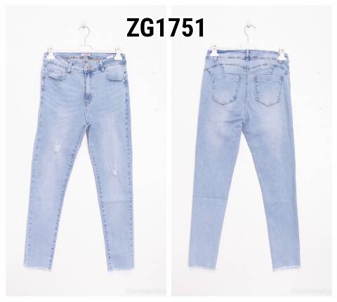 Jeansy damskie ZG1751 1 kolor 42-50 1