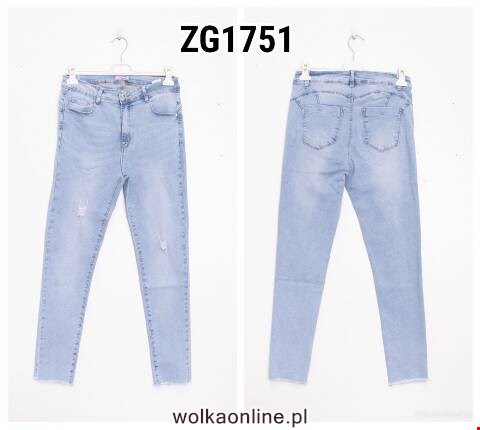 Jeansy damskie ZG1751 1 kolor 42-50
