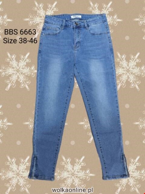 Jeansy damskie 6663 1 kolor 38-46