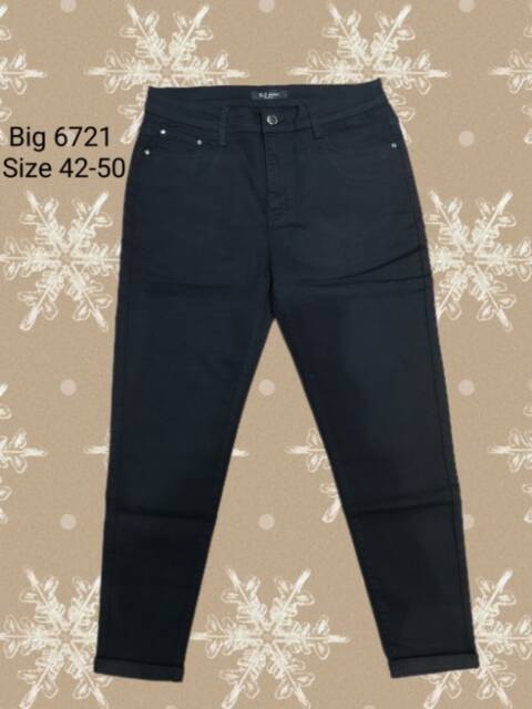 Jeansy damskie 6721 1 kolor 42-50