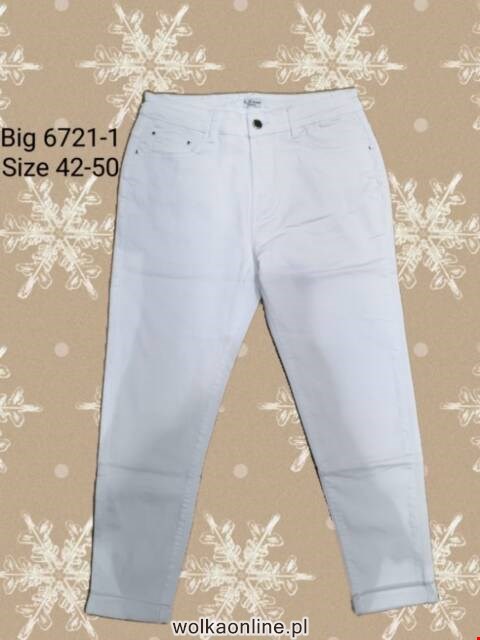 Jeansy damskie 6721-1 1 kolor 42-50