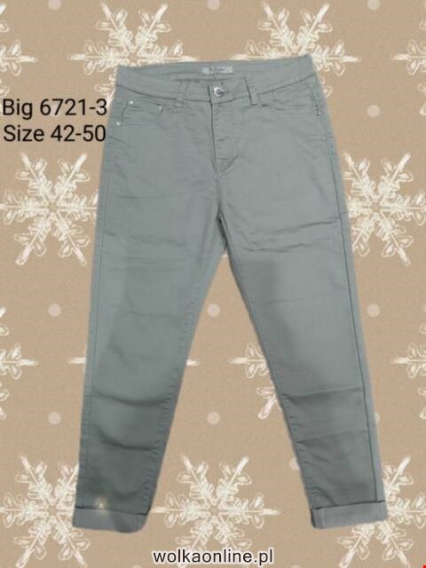 Jeansy damskie 6721-3 1 kolor 42-50