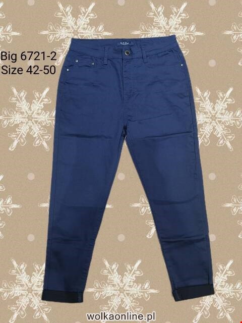 Jeansy damskie 6721-2 1 kolor 42-50