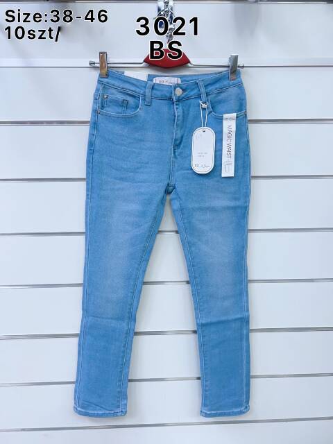 Jeansy damskie 3021 1 kolor 38-46