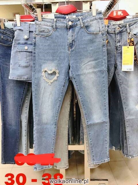 Jeansy damskie 7688 1 kolor 30-38