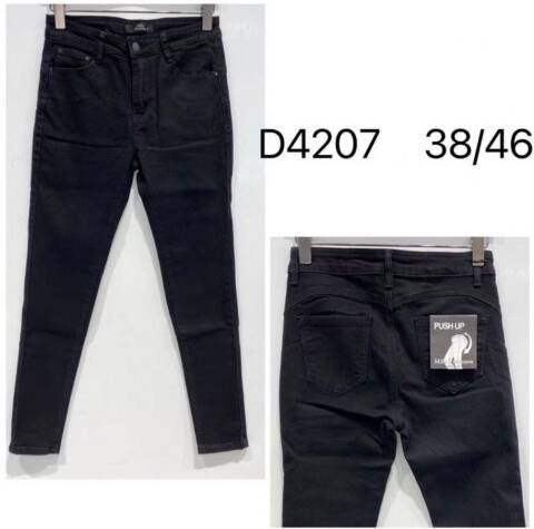 Jeansy damskie D4207 1 kolor 38-46