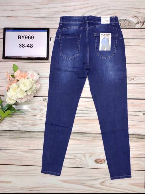 Jeansy damskie BY969 1 kolor 38-48