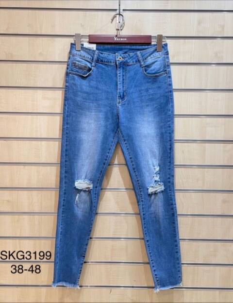 Jeansy damskie SKG3199 1 kolor 38-48