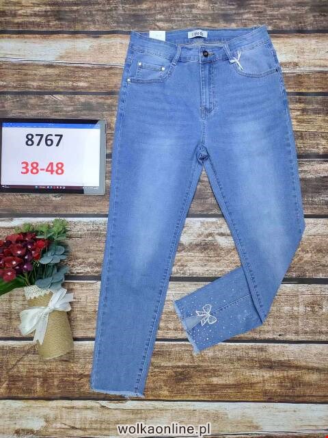 Jeansy damskie 8767 1 kolor 38-48