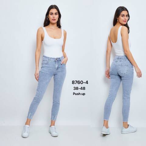 Jeansy damskie 8760-4 1 kolor 38-48 1
