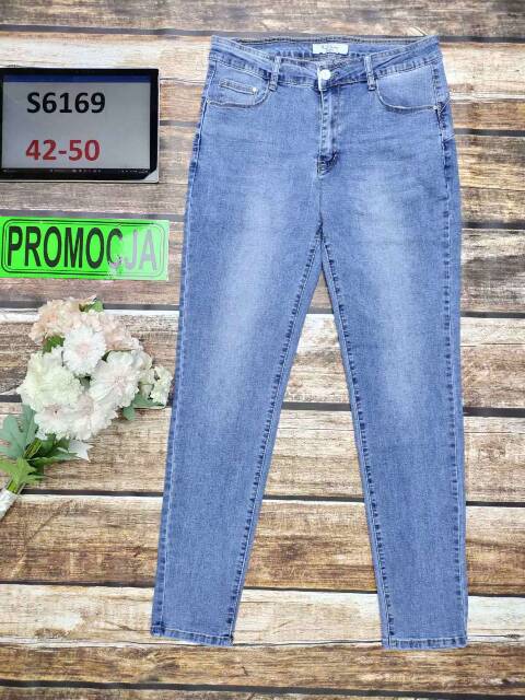 Jeansy damskie S6269 1 kolor 42-50