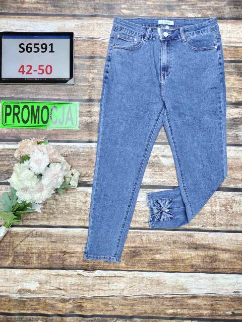Jeansy damskie S6581 1 kolor 42-50 1
