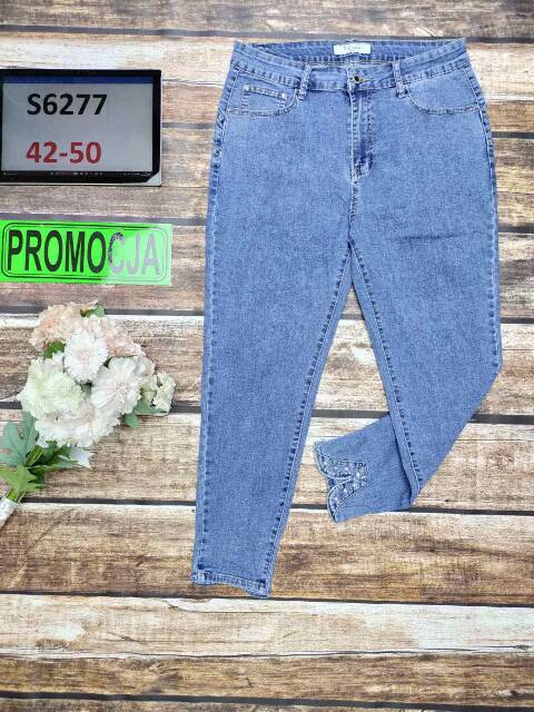Jeansy damskie S6277 1 kolor 42-50 1