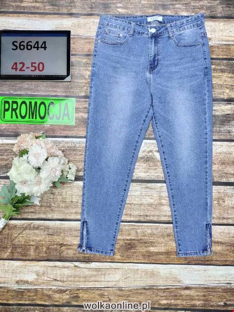 Jeansy damskie S6644 1 kolor 42-50