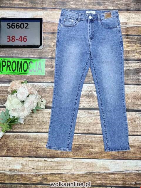 Jeansy damskie S6602 1 kolor 38-46