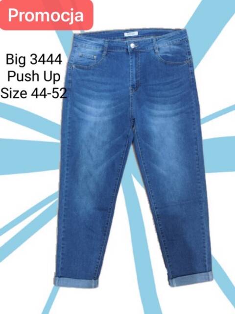 Jeansy damskie 3444 1 kolor 44-52 1