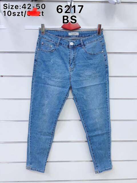 Jeansy damskie 6217 1 kolor 42-50 1