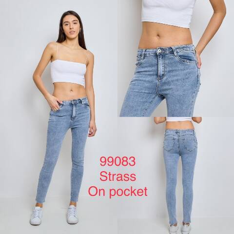 Jeansy damskie 99083 1 kolor 34-42 1