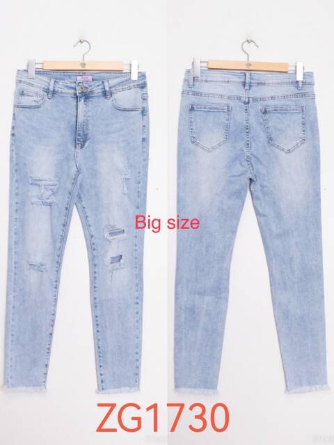 Jeansy damskie ZG1730 1 kolor 42-50