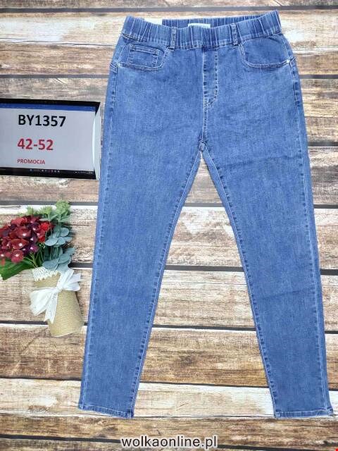 Jeansy damskie BY1357 1 kolor 42-52