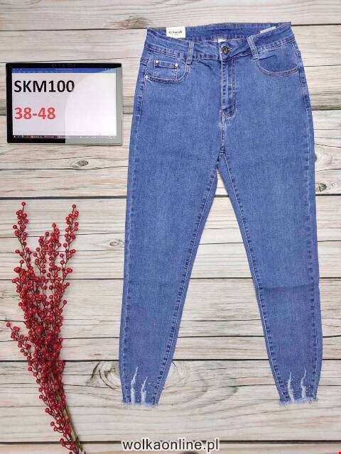 Jeansy damskie SKM100 1 kolor 38-48