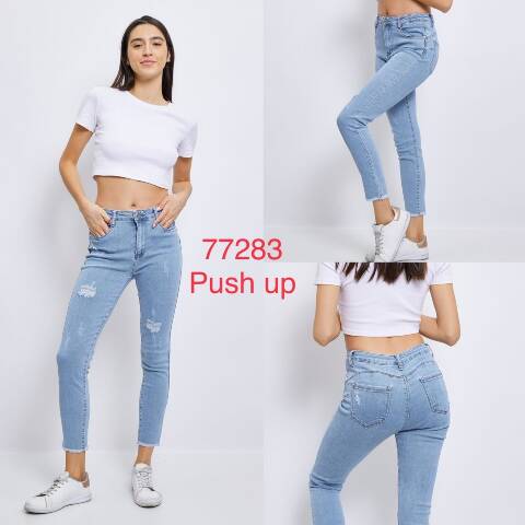 Jeansy damskie 7283 1 kolor 36-44 1