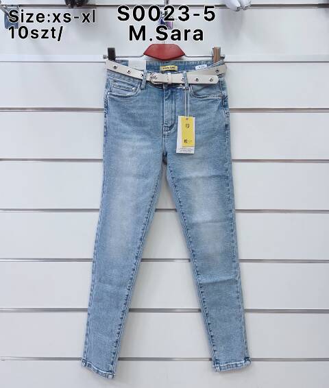 Jeansy damskie S0023-5 1 kolor XS-XL