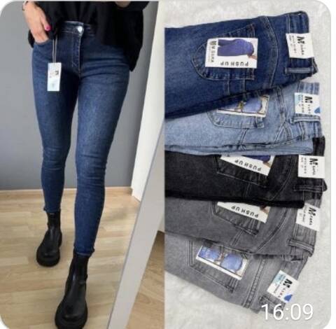 Jeansy damskie 7907 1 kolor 34-42